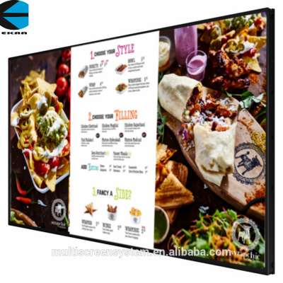 EKAA 49  inch indoor hanging menu boards for restaurants