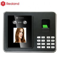 Realand Face Recognition Time Clock F-G425 with WIFI communication and free Cloud based SDK with removable battery